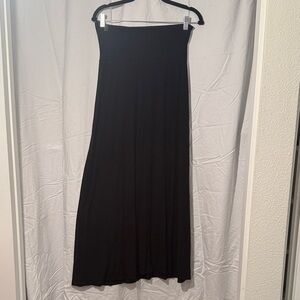 Elegant Black Maxi Skirt
